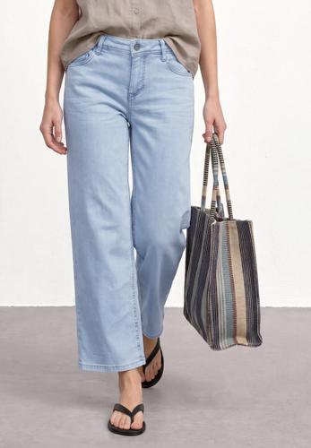 Mid Waist Wide Leg Jeans im Loose Fit 27/7/8 Hosen - Ultra Bleached Wash