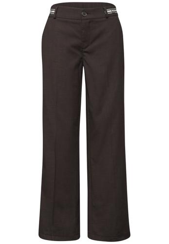 Straight Leg Hose mit Gürteldetails 40/30 - Espresso Brown