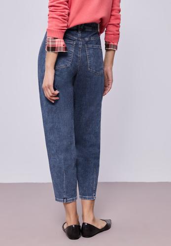 Barrel Leg Jeans 27/28 - Medium Blue Washed
