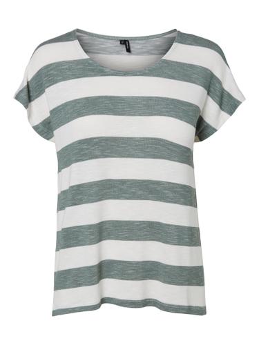 Vero Moda Rundhalsshirt »VMWIDE« im Blockstreifen-Dessin