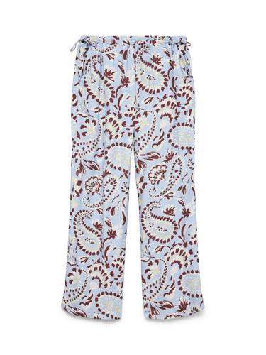 VMNELLIE CARLA HW PANTS WVN GA XL Normal geschnitten - Brunnera Blue