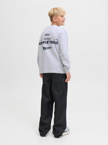 JCOSIGNAL SWEAT CREW NECK JNR 164 Locker geschnitten - White Melange