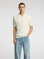 SLHCRAN SS KNIT STRUCTURE HALF ZIP POLO