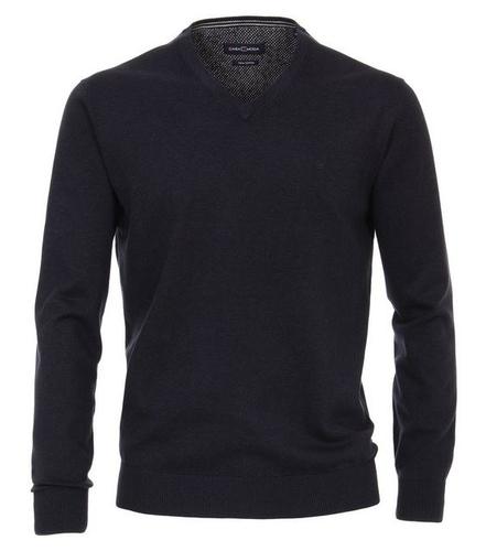 CASAMODA Strickpullover »Pullover aus Pima-Cotton unifarben«