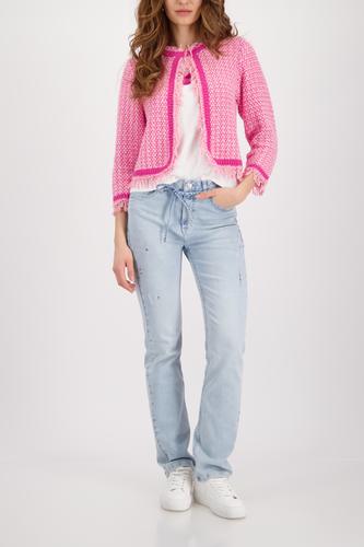 Tweed-Überwurf mit Fransen 42 - Spring Flower