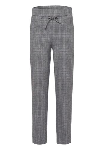 Hose CASUAL in modischem Glencheck 48 - Ecru/anthrazit