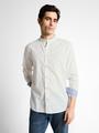 Regular Fit Hemd mit Leinenanteil M Regular Fit - White