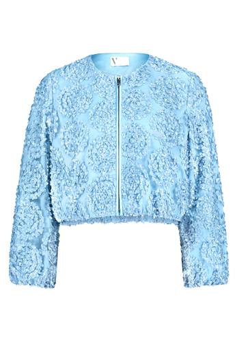 Bomberjacke 34 Oversized - Soft Sky
