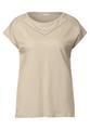 Shirt mit Dekotape 40 - Coastal Beige
