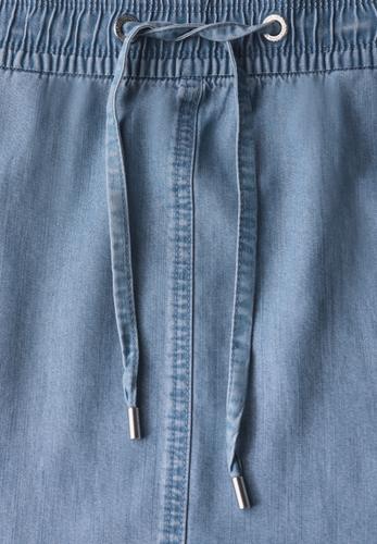 Rock in Washed-Optik XXL - Light Blue Wash