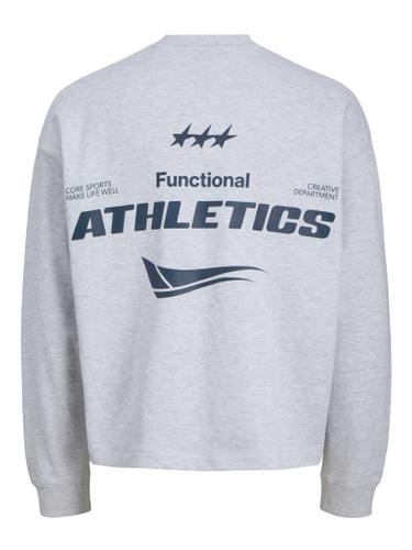 JCOSIGNAL SWEAT CREW NECK JNR 164 Locker geschnitten - White Melange