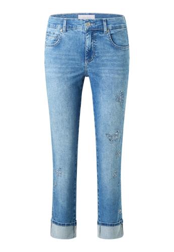 CICI CROP BUTTERFLY 34 SLIM FIT - Light Blue Random Used