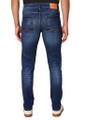 Denim trousers, shaped fit, shaped leg, low waist, reg. crotch, regular length