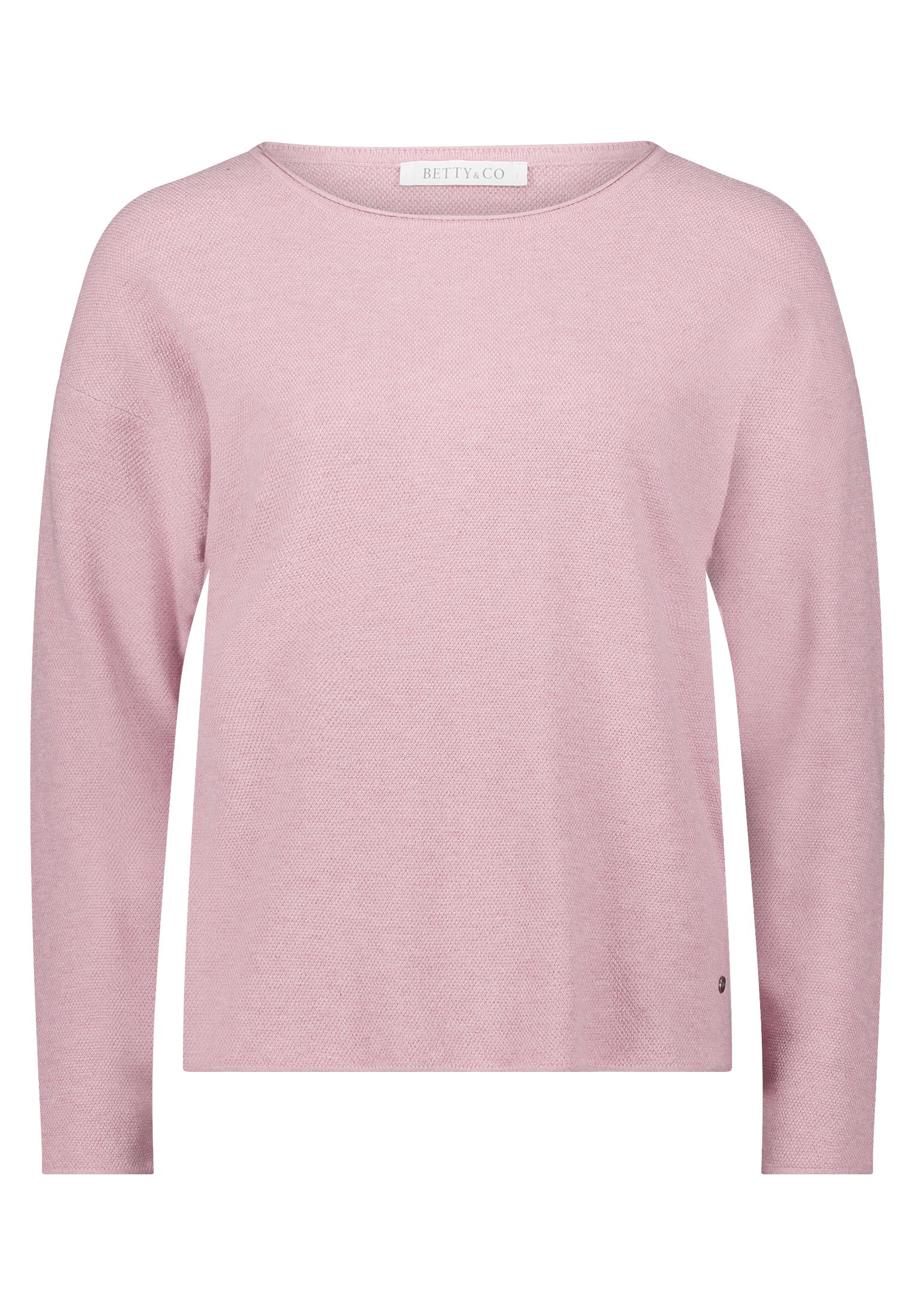Strickpullover 38 Gerade - Rose Melange