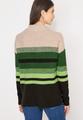 Gestreifter Mouliné Pullover L - Raw Khaki