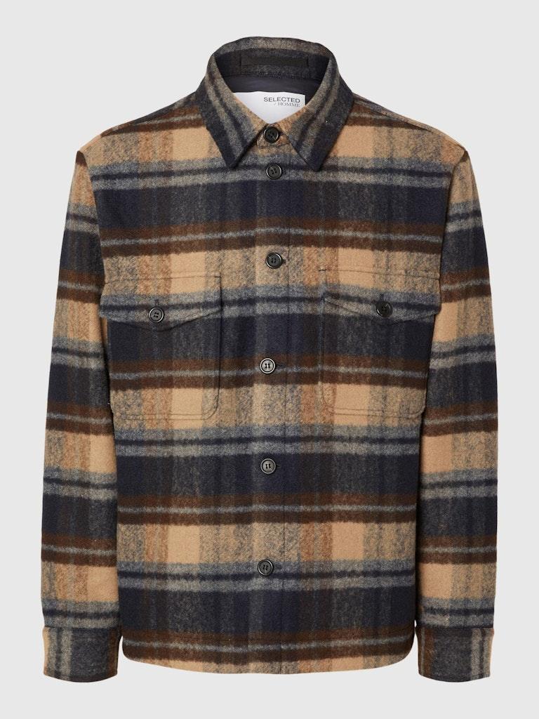 SLHARCHIVE OVERSHIRT NOOS Blau M