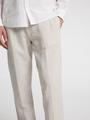 SLH196-STRAIGHT LEROY LINEN BLD PNT NOOS M Gerade geschnitten - Pure Cashmere