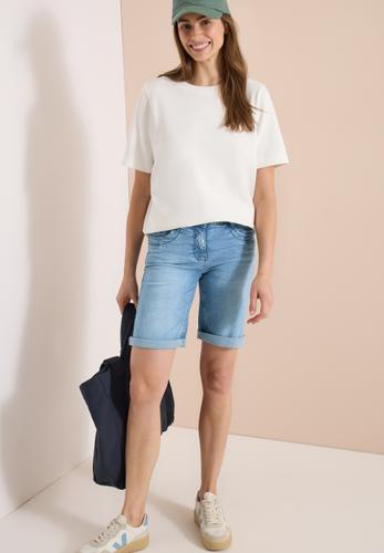 Slim Leg Jeansshorts im Casual Fit 28 - Authentic Used Wash