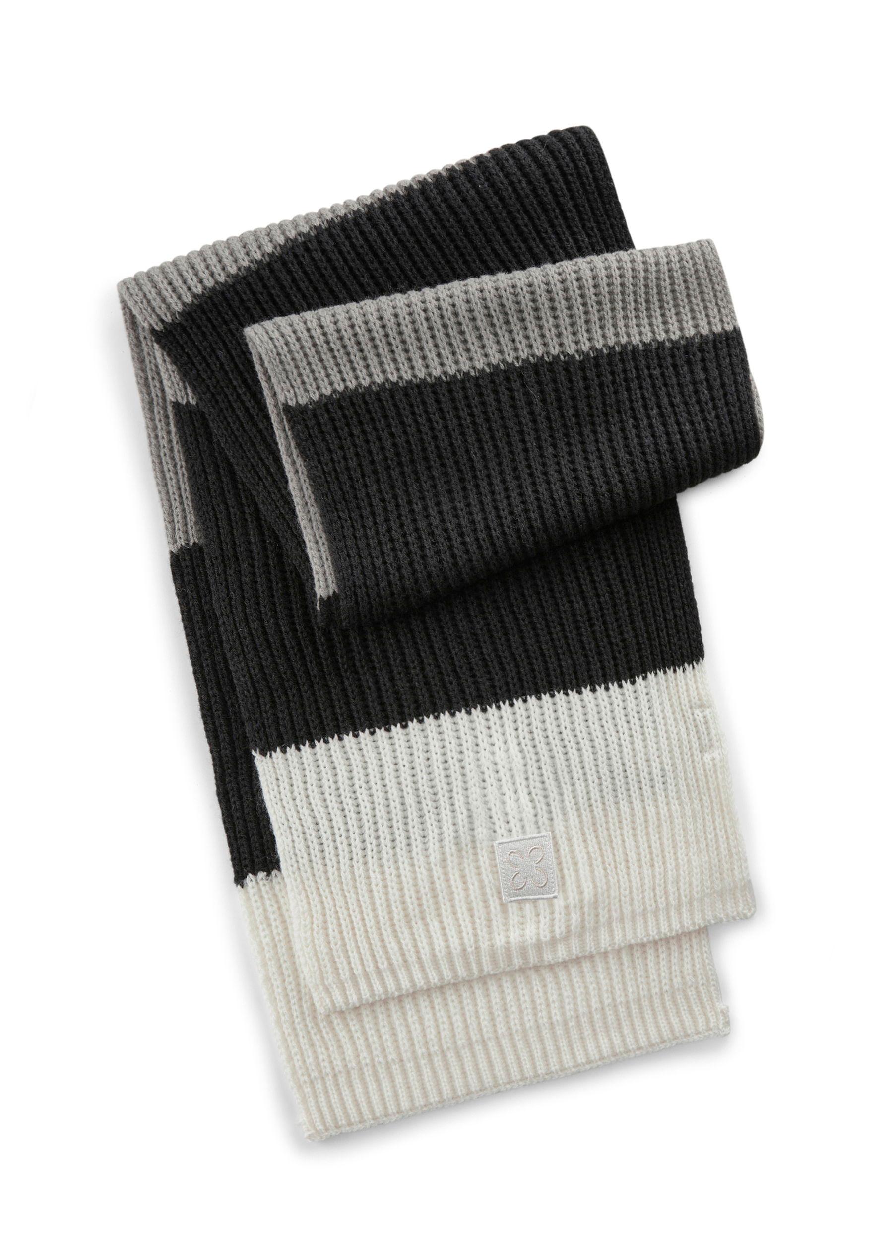 Strickschal - Schwarz / 28/190CM