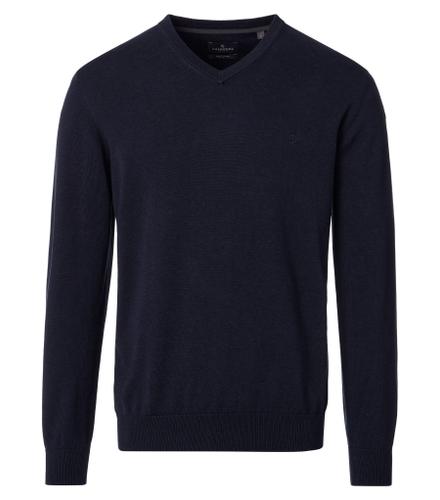 Pullover mit V-Ausschnitt uni 004430