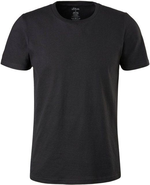 s.Oliver T-Shirt unifarben