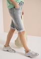 Straight Leg Jeansshorts im Slim Fit 27 - Mid Grey Used Wash