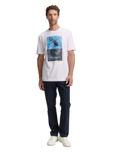 T-Shirt mit Fotoprint XXL Regular Fit - White