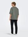ONSMILLENIUM OVZ SS TEE NOOS L Locker geschnitten - Castor Gray