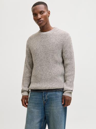 JORBLEECKER KNIT CREW NECK BF XL Normal geschnitten - Sea Salt