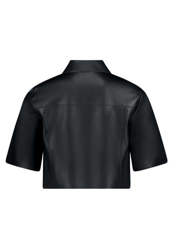 Kunstleder-Jacke