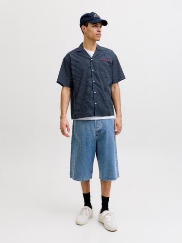 JORMENTON POPLIN STRIPE RESORT SHIRT SS