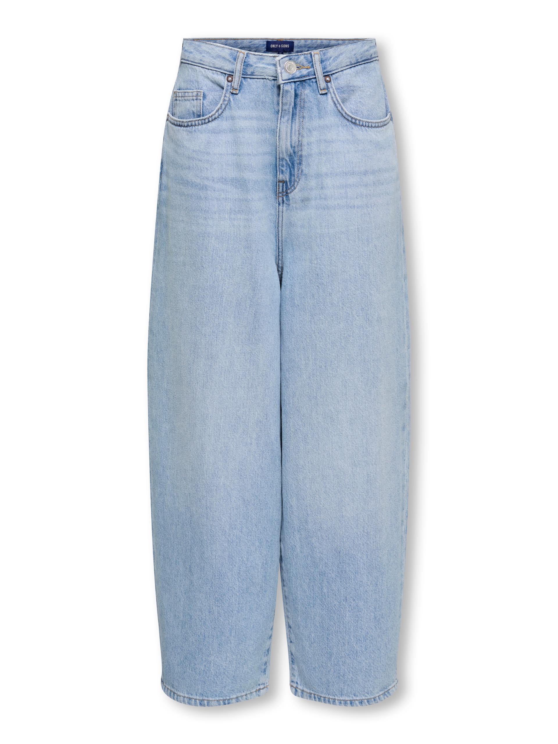 OSJCARL BALLOON LB 6264 TAI DNM 152 Ballon Schnitt - Light Blue Denim
