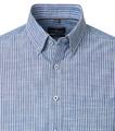 Freizeithemd Kurzarm L Casual Fit - Blau