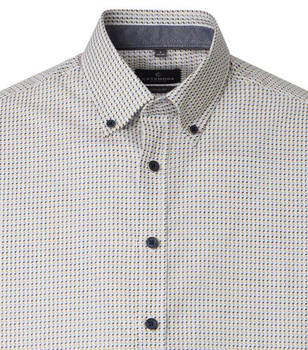 Freizeithemd Kurzarm XL Comfort Fit - Blau
