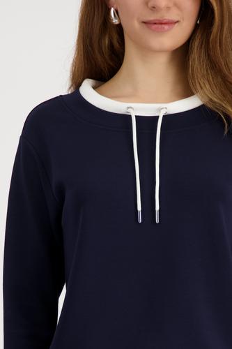 Sweatshirt mit Schmuckdetail 40 - Marine
