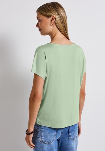 Shirt mit Cut-Out 38 - Soft Jade Green