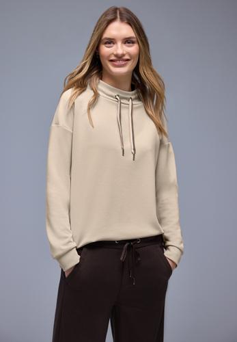 Shirt in Unifarbe 40 - Cotton Beige