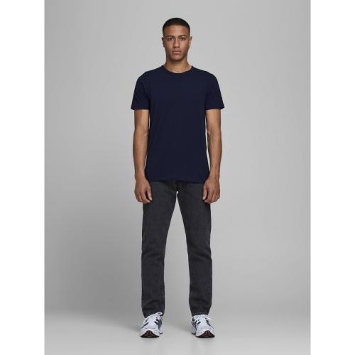 JJEBASIC O-NECK TEE S/S NOOS S Stretch - Navy Blue
