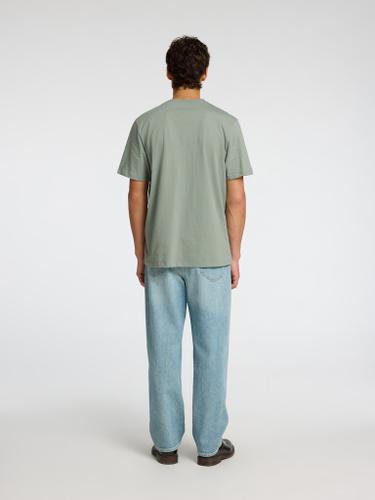 SLHASPEN SLUB SS O-NECK TEE NOOS