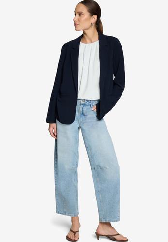 Longblazer   mit Paspeltaschen