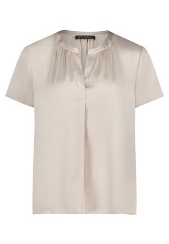 Satin-Bluse