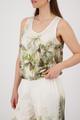 Top mit tropischen Print