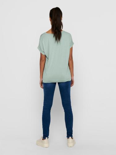 Only T-Shirt »ONLMOSTER« mit Aufschlag am Arm