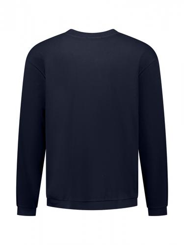 T-Shirt Long Sleeve Crewneck Solid Heavy Interlock XL Regular Fit - Night