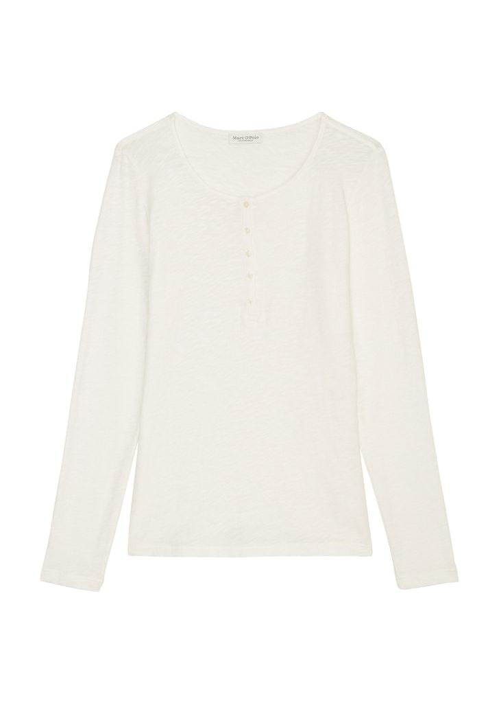 Henley-Shirt regular XL - Salty White
