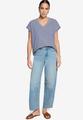 Barrel-Jeans Mid Waist 29 Inch 40 - Light Blue Denim