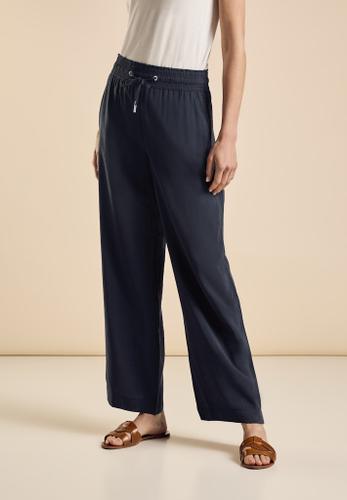Wide Leg Hose Blau 36/30