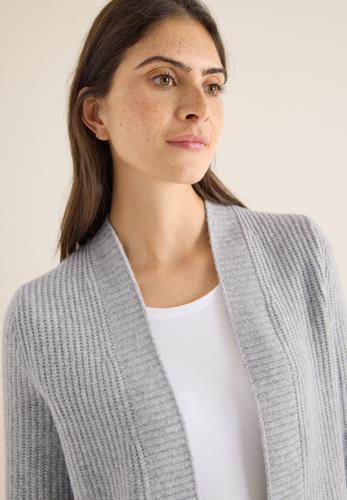 Offener Cosy Cardigan XL - Luna Grey Melange