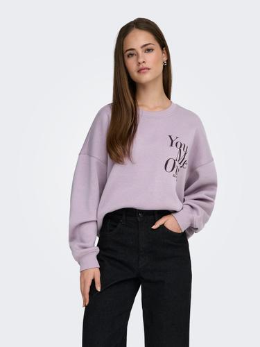 ONLBEST L/S PRINT CREW NECK SWT S Normal geschnitten - Nirvana
