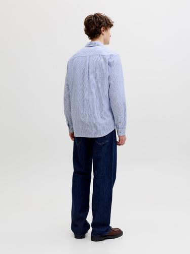 JJESUMMER LINEN BLEND SHIRT L/S SN M Normal geschnitten - Infinity
